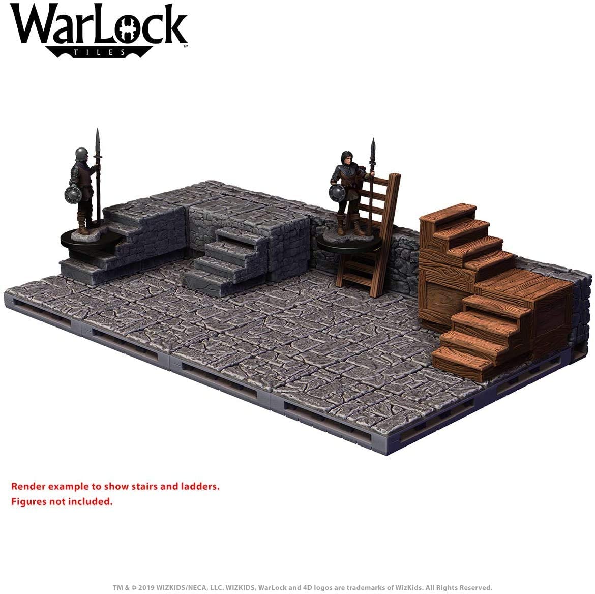 Warlock Tiles: Stairs & Ladders - Board Wipe