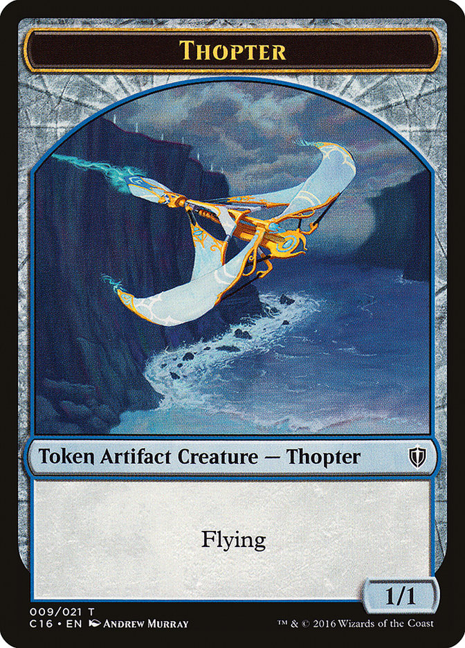 Goat // Thopter Double-Sided Token [Commander 2016 Tokens]