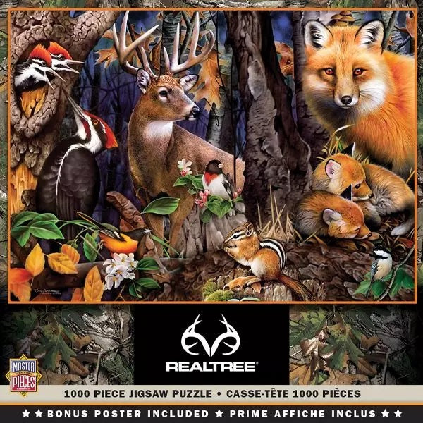 Forest Gathering Jigsaw Puzzle (1000)