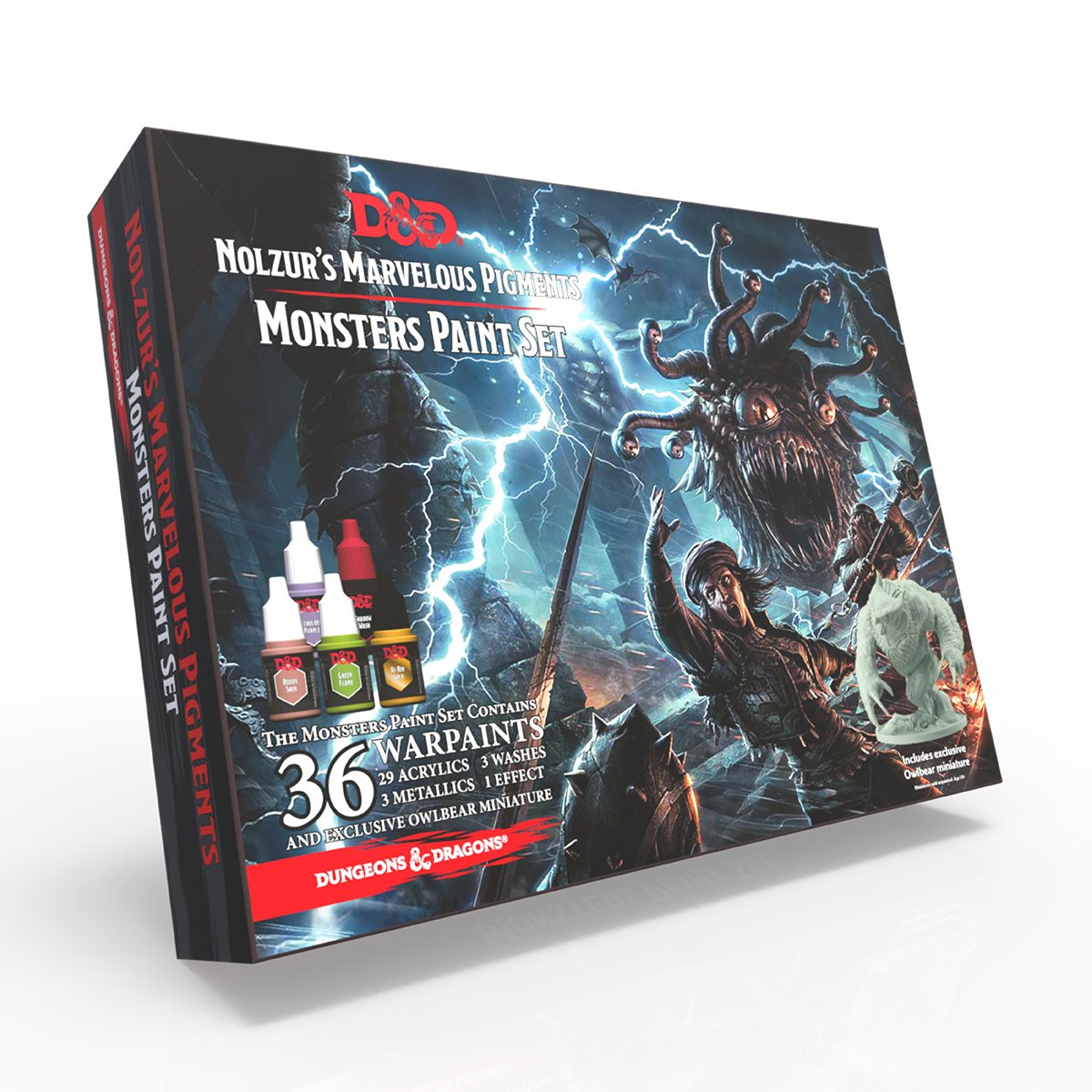 Nolzur's Marvelous Pigments - Monsters Paint Set - Board Wipe