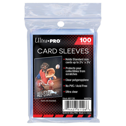 Ultra PRO 100ct Standard Card Sleeves (Penny Sleeves) - Board Wipe
