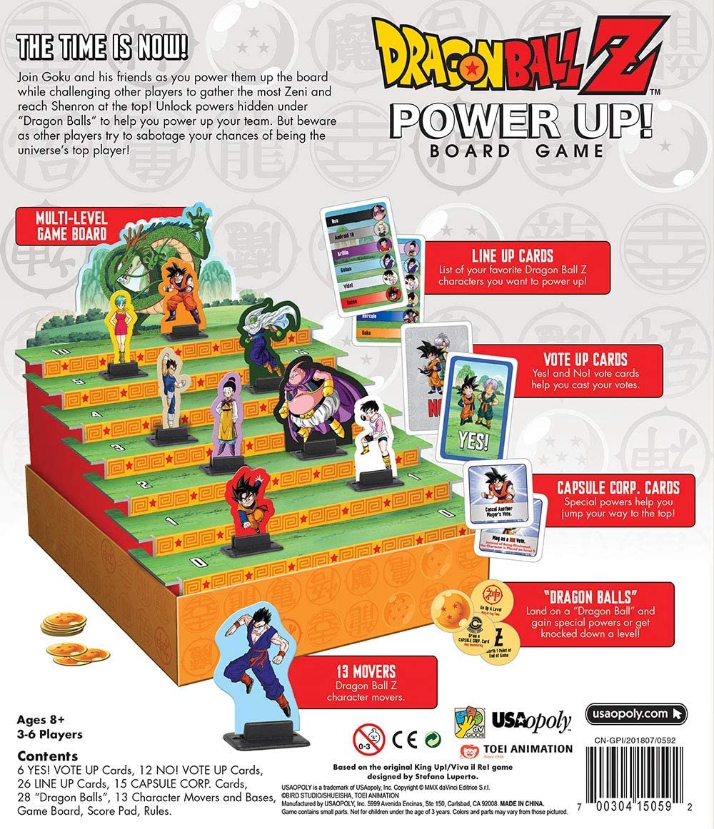 Dragon Ball Z Power Up! Board Game - Board Wipe