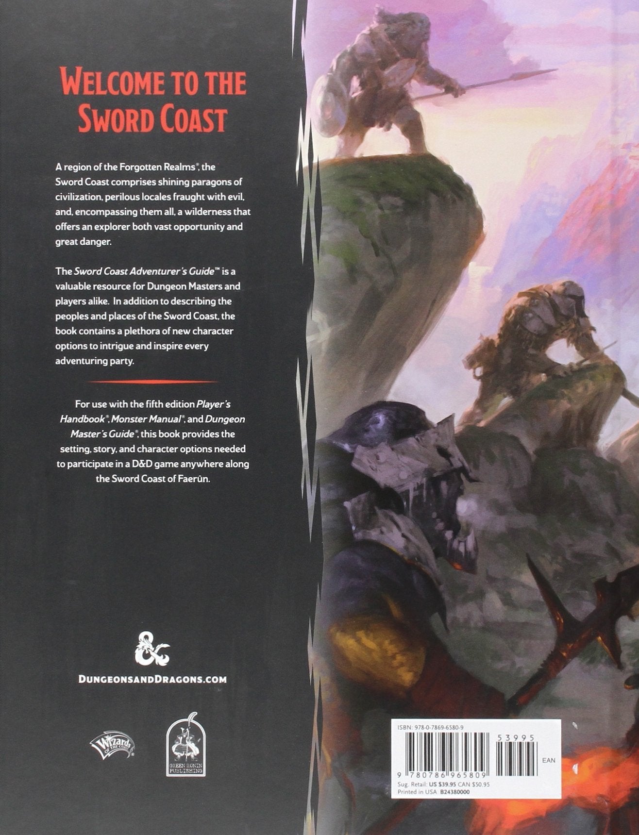 D&D Sword Coast Adventurer's Guide - Board Wipe