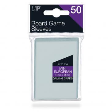 Board Game Mini European Card Sleeves (50) - Board Wipe
