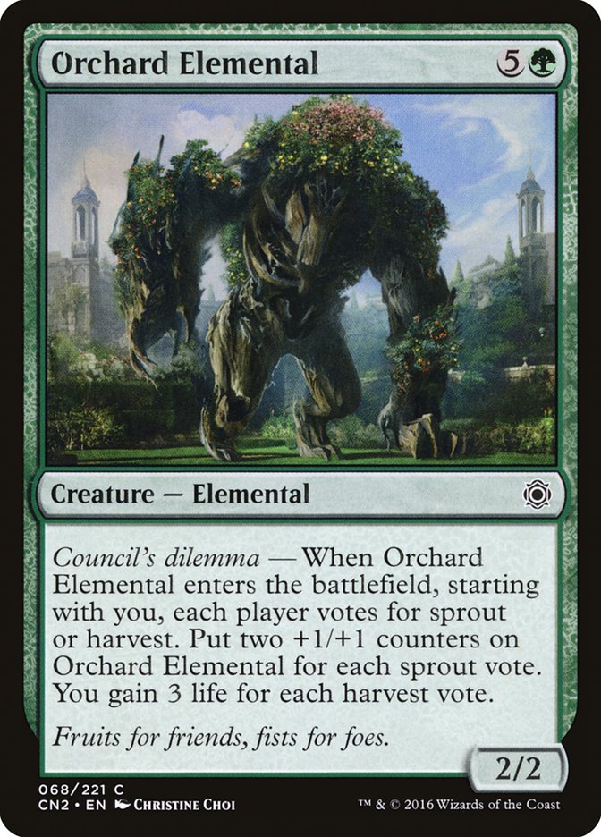 Orchard Elemental [Conspiracy: Take the Crown]