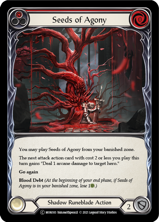Seeds of Agony (Red) [U-MON183] Unlimited Edition Normal