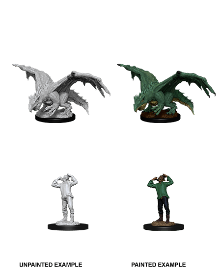 Green Dragon Wyrmling & Afflicted Elf - Board Wipe