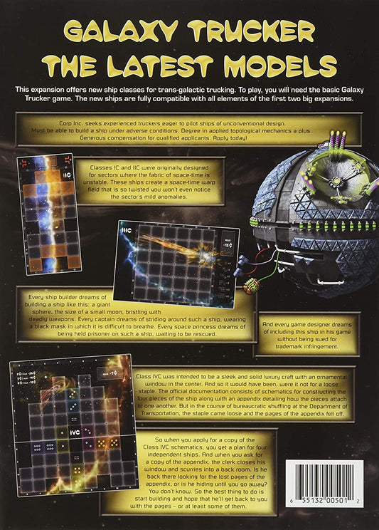 Galaxy Trucker: Latest Models - Board Wipe