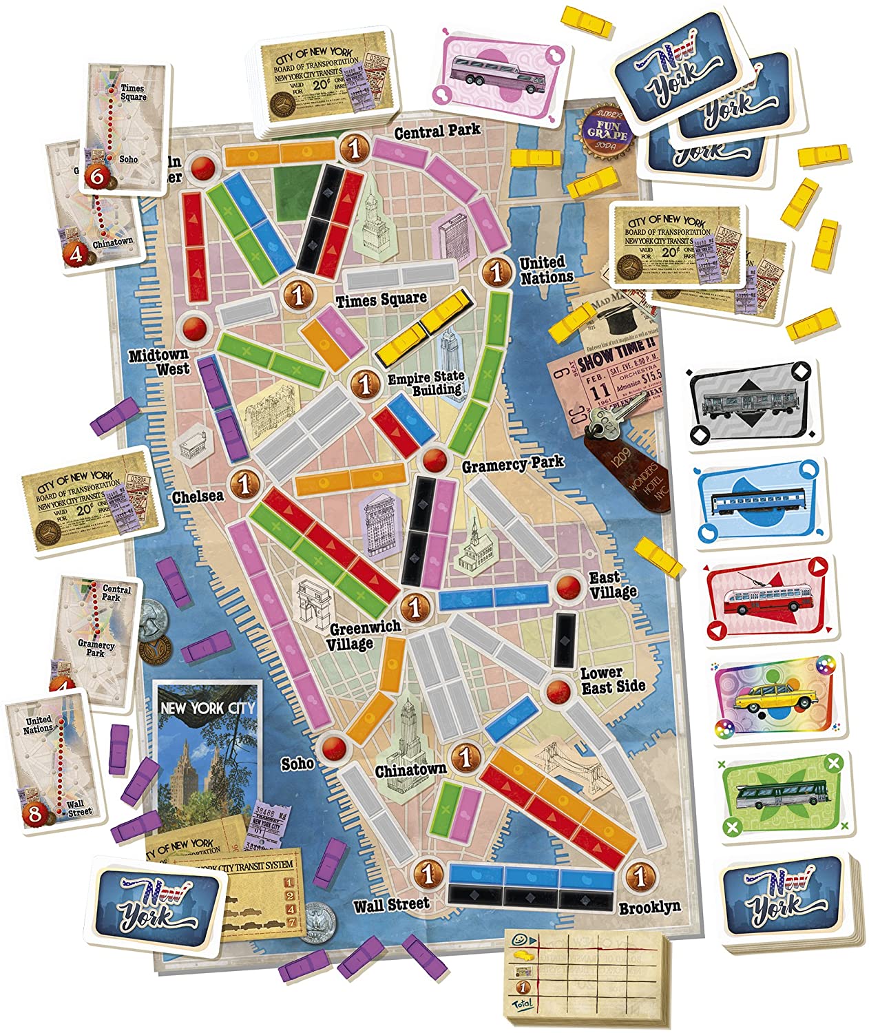 Ticket To Ride: New York - Board Wipe