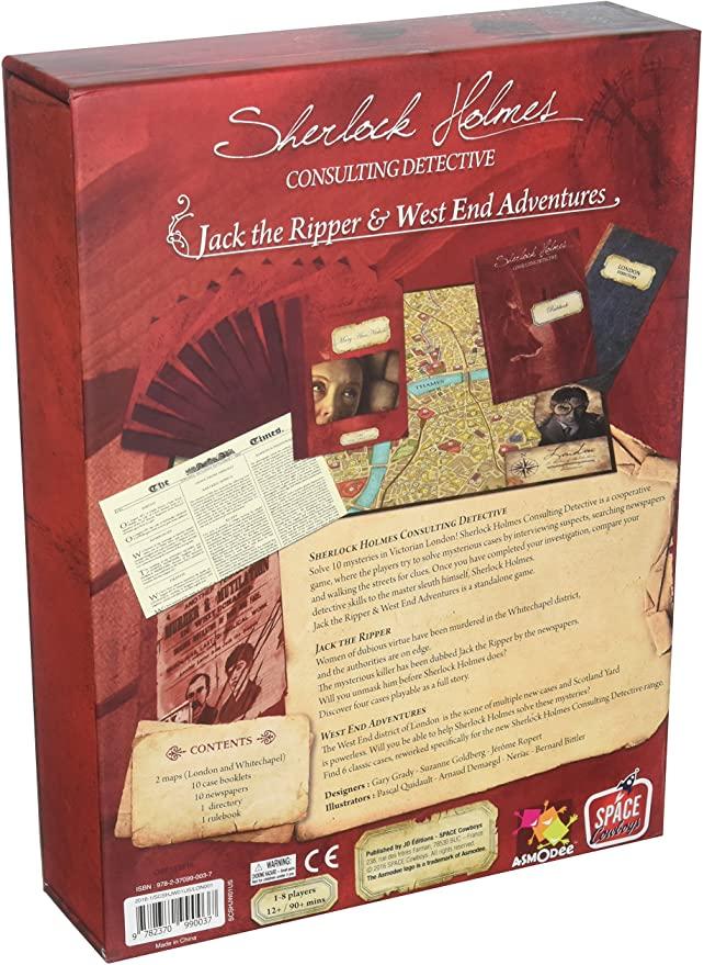 Sherlock Holmes Consulting Detective: Jack the Ripper & West End Adventures - Board Wipe