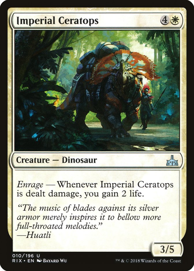 Imperial Ceratops [Rivals of Ixalan]