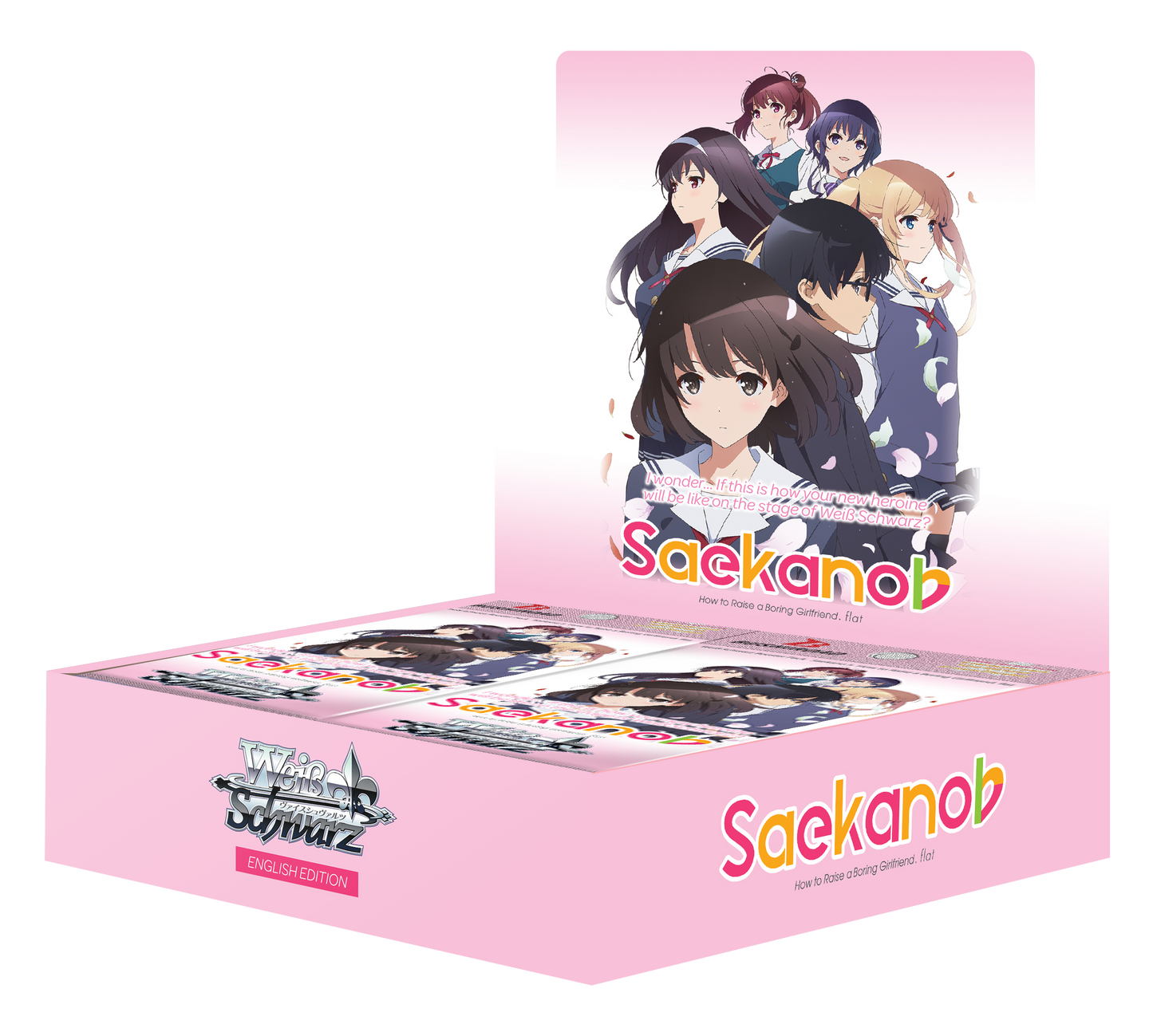 Weiss Schwarz Booster Box: Saekano♭ How to Raise a Boring Girlfriend. flat