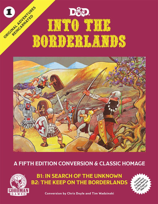 Original Adventures Reincarnated #1: Into the Borderlands Hardcover - Board Wipe