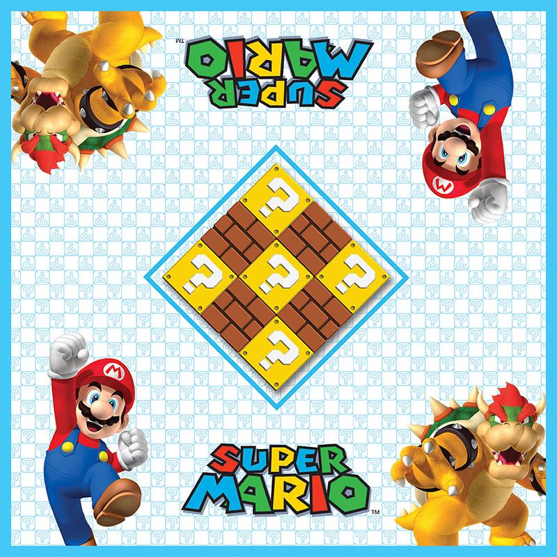 Super Mario Checkers & Tic Tac Toe - Board Wipe