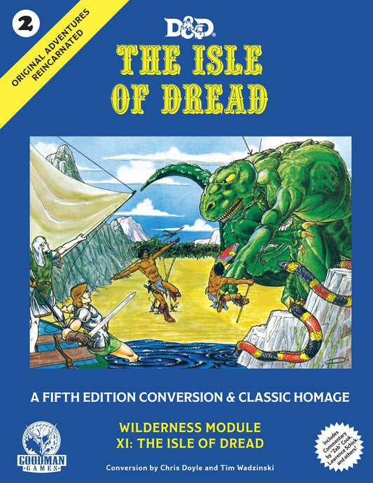 Original Adventures Reincarnated #2: The Isle of Dread - Board Wipe