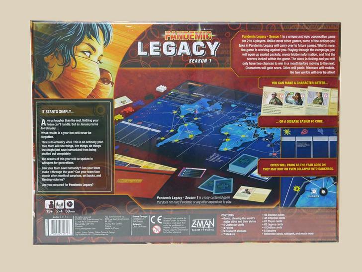 Pandemic Legacy: Season 1 - Board Wipe