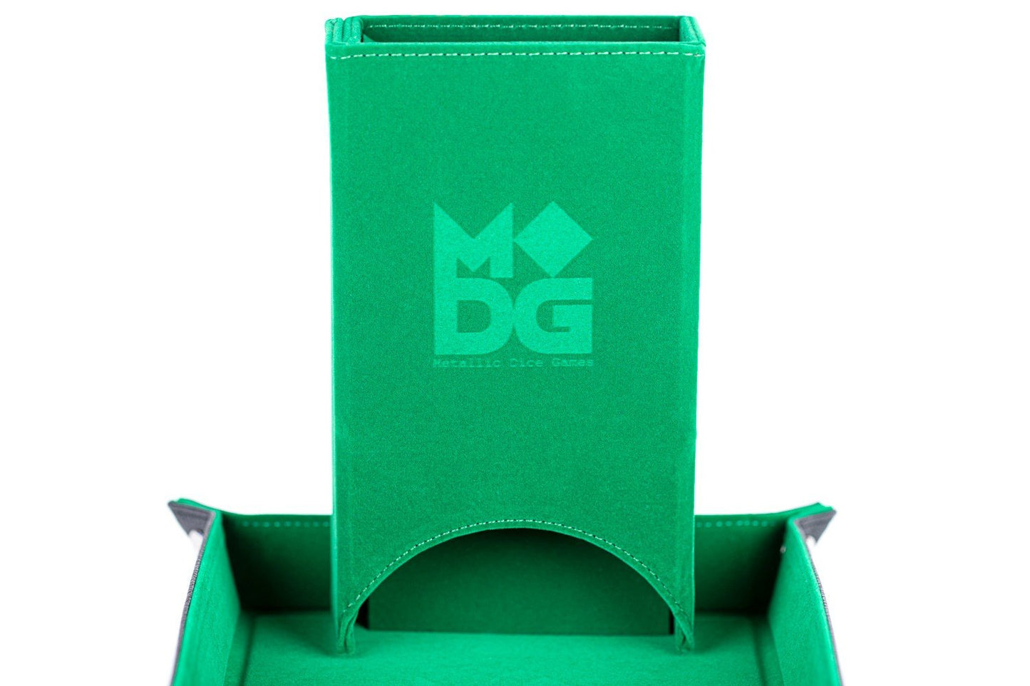 Folding Velvet Dice Tower - Board Wipe