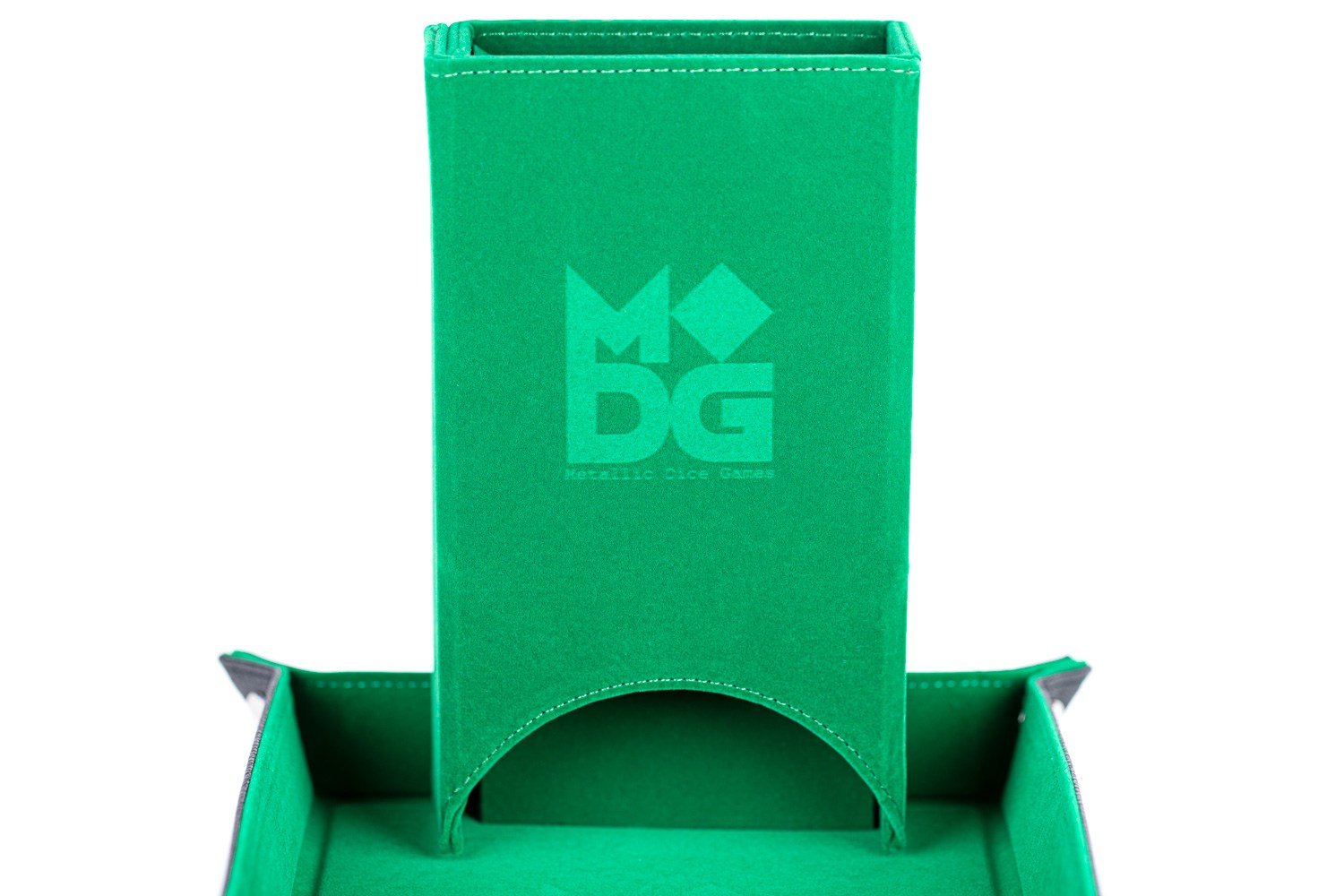 Folding Velvet Dice Tower - Board Wipe