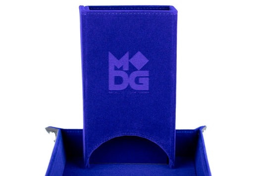 Folding Velvet Dice Tower - Board Wipe