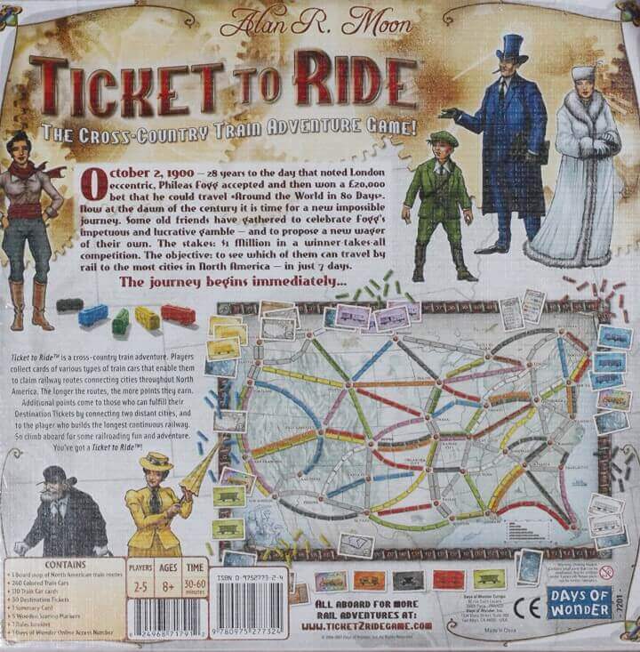 TIcket to Ride - Board Wipe