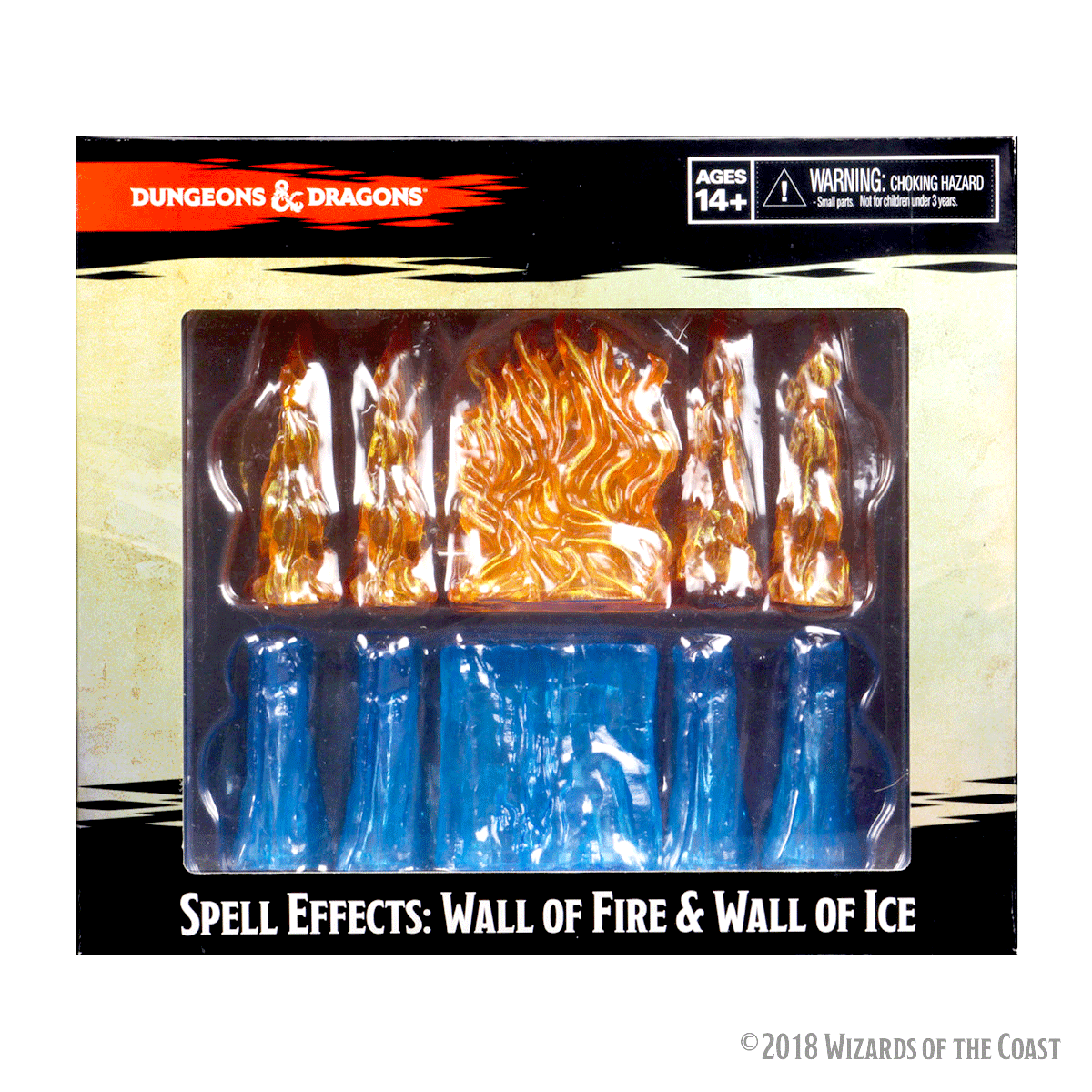 D&D Icons of the Realms: Spell Effects: Wall of Fire & Wall of Ice - Board Wipe