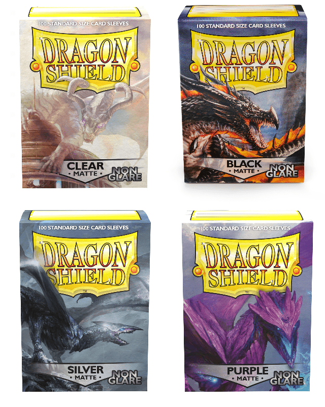 Dragon Shield Non-Glare Matte Standard (100) Card Sleeves - Board Wipe