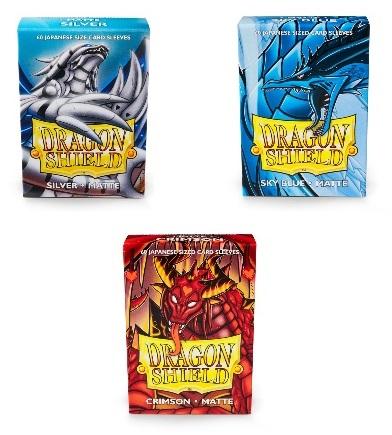 (60-Pack) Dragon Shield Card Sleeves PINK MATTE Small/Mini Size  Japanese/Yugioh