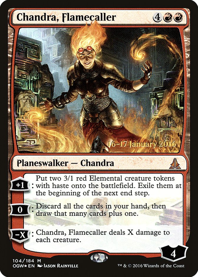 Chandra, Flamecaller [Oath of the Gatewatch Prerelease Promos]