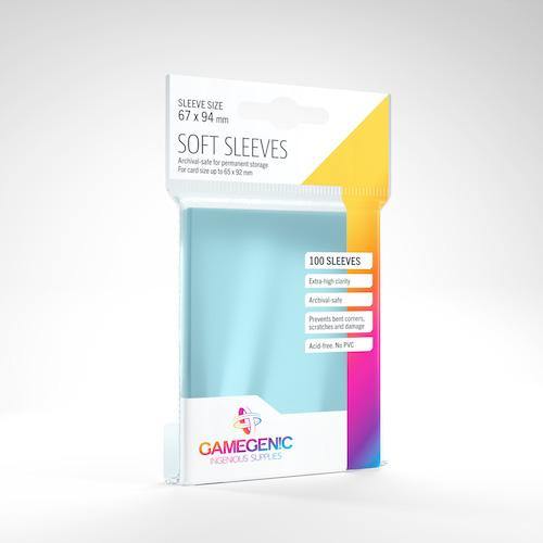 Gamegenic 100ct Standard Card Soft Sleeve - Board Wipe