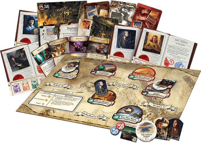 Eldritch Horror: Under the Pyramids - Board Wipe