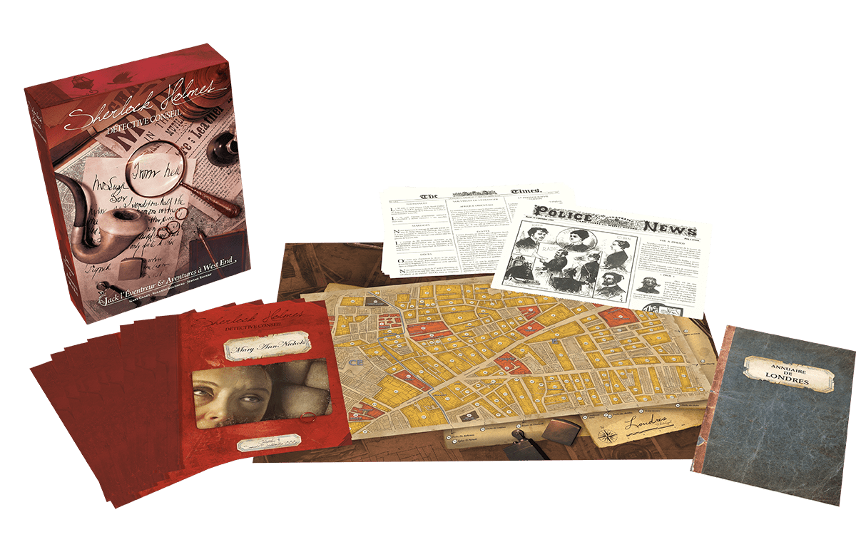 Sherlock Holmes Consulting Detective: Jack the Ripper & West End Adventures - Board Wipe