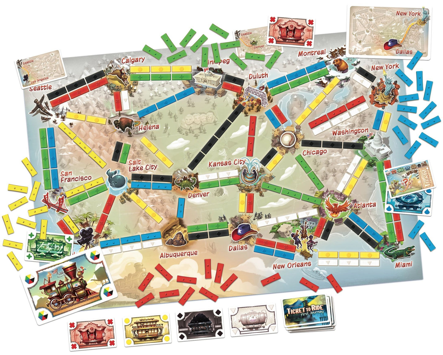 Ticket to Ride: First Journey - Board Wipe