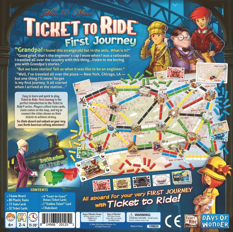 Ticket to Ride: First Journey - Board Wipe