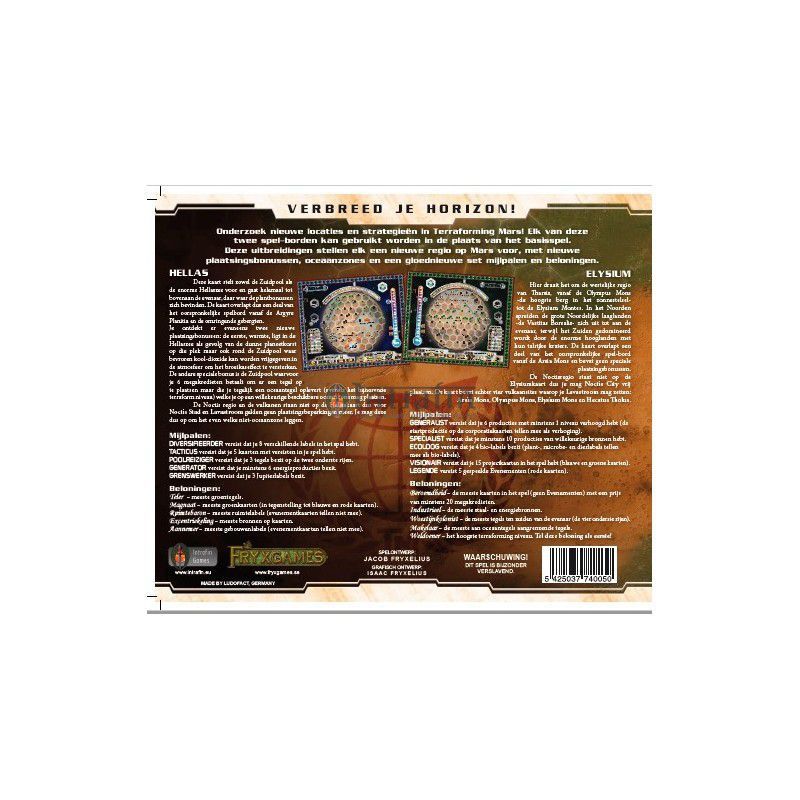 Terraforming Mars: Hellas & Elysium - Board Wipe