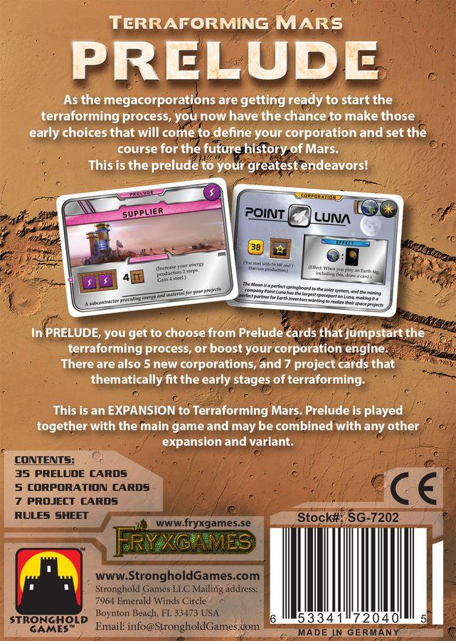 Terraforming Mars: Prelude - Board Wipe