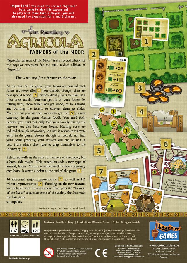 Agricola: Farmers of the Moor - Board Wipe