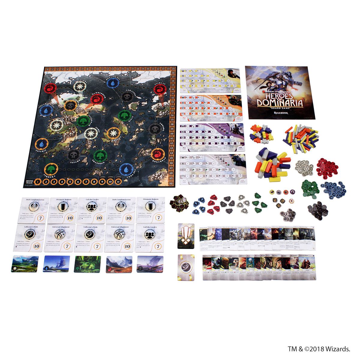 Magic: The Gathering – Heroes of Dominaria Board Game Premium Edition - Board Wipe