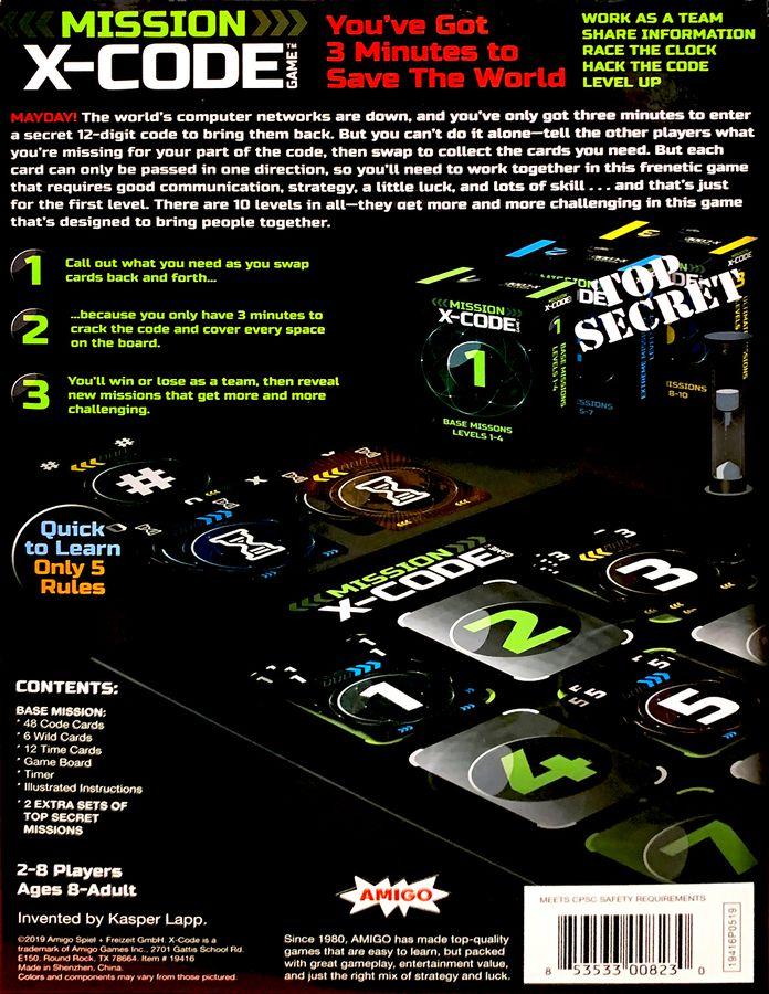 Mission X-Code - Board Wipe