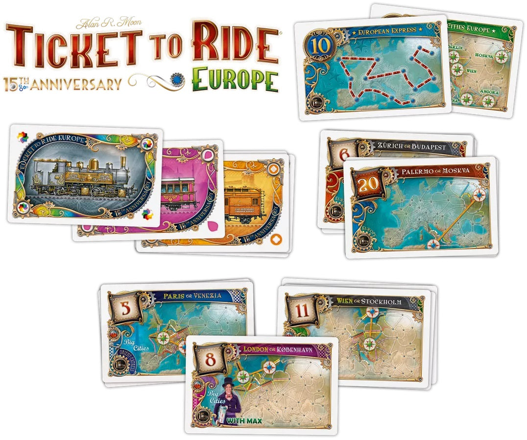 Ticket to Ride: Europe 15th Anniversary Editon