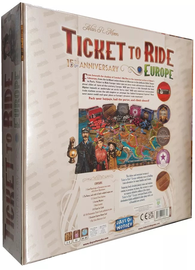 Ticket to Ride: Europe 15th Anniversary Editon