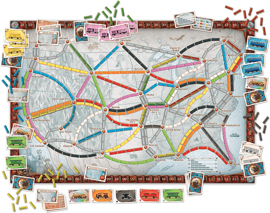 TIcket to Ride - Board Wipe