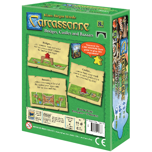 Carcassonne: Bridges, Castles &Bazaars - Board Wipe