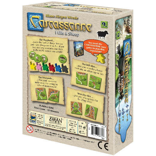 Carcassonne: Hills & Sheep - Board Wipe